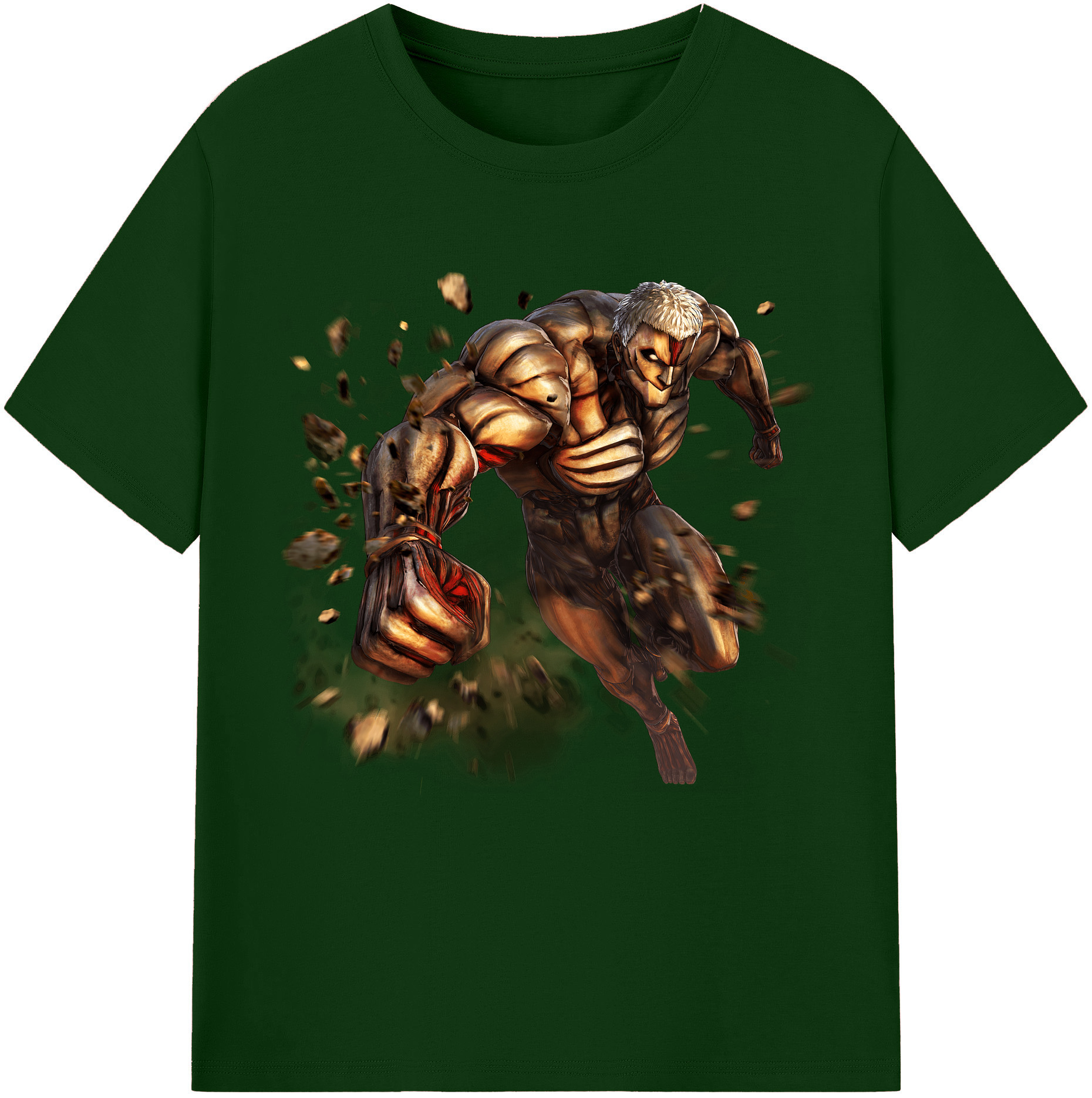 （画像用） 進撃の巨人 Attack on Titan 綿100％半袖Tシャツ（フロントプリント）